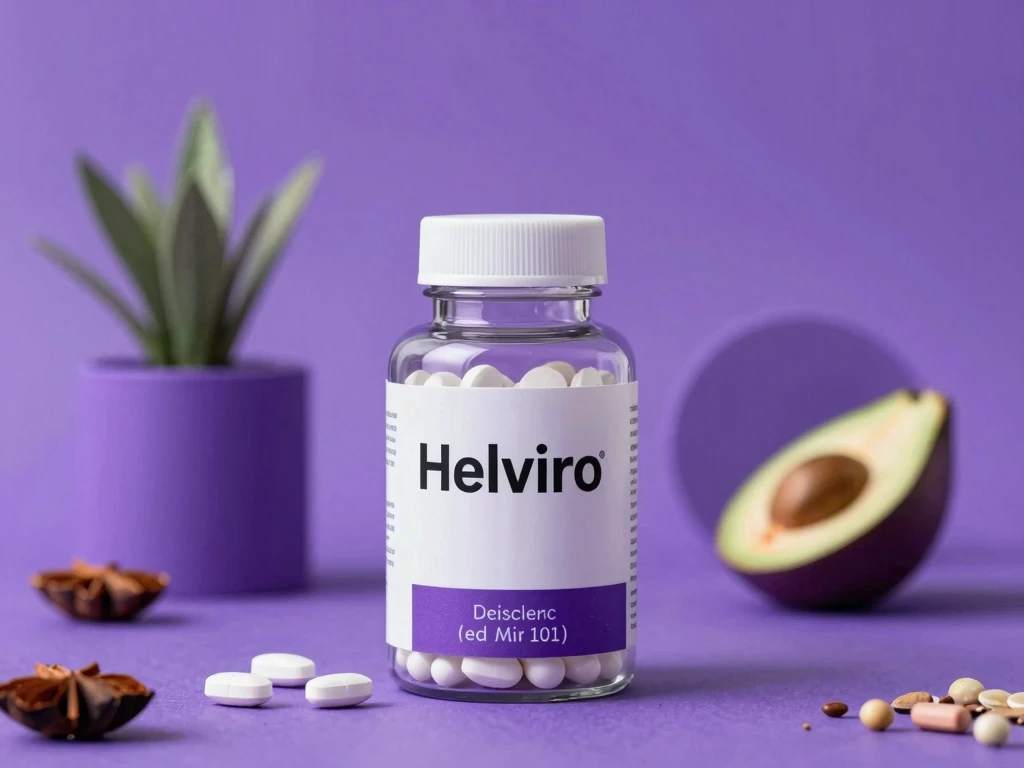 Helviro dietary supplement bottle